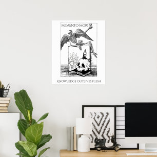 Memento Mori dunkle Akademie Poster
