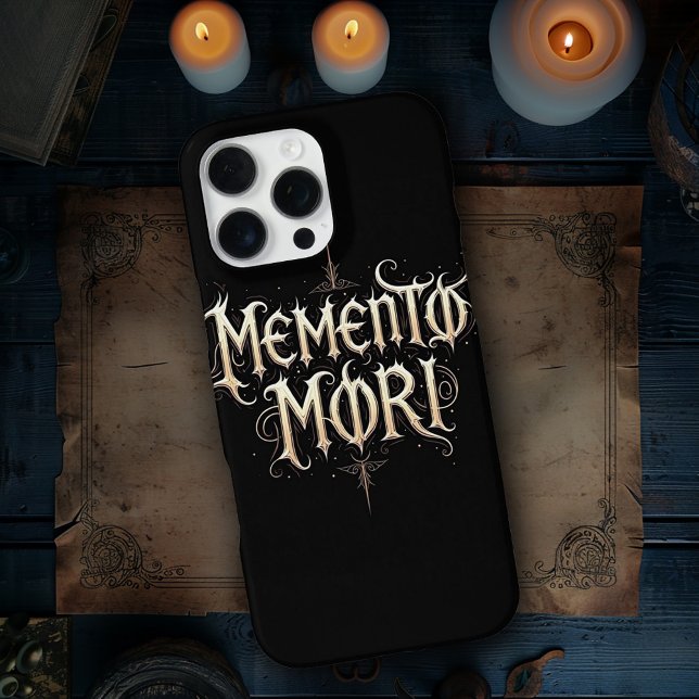 Memento Mori Gothic iPhone 16 Pro Max Hülle (Von Creator hochgeladen)
