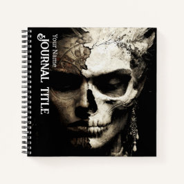 Memento Mori Journal — Custom Name & Title Notizbuch