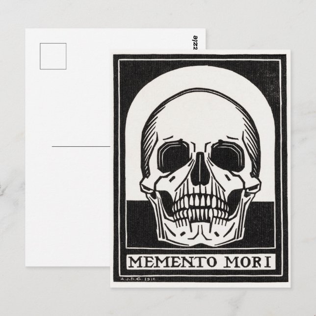 Memento Mori | Julie de Graag | Postkarte (Vorne/Hinten)