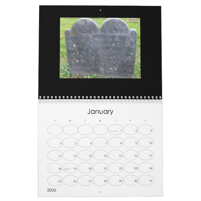 Memento Mori Kalender (Jan 2026)