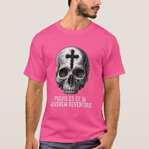 Memento Mori Katholischer Kruzifix traditionelles T-Shirt
