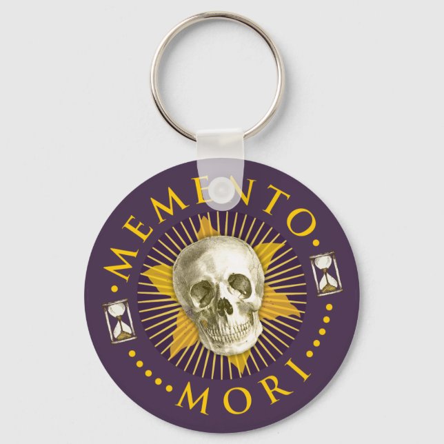 Memento Mori key chain Schlüsselanhänger (Vorderseite)