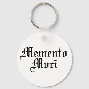 Memento Mori - lateinische Phrase Schlüsselanhänger