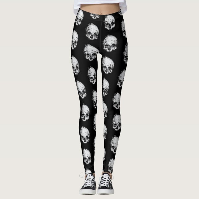 Memento Mori Leggings (Vorderseite)