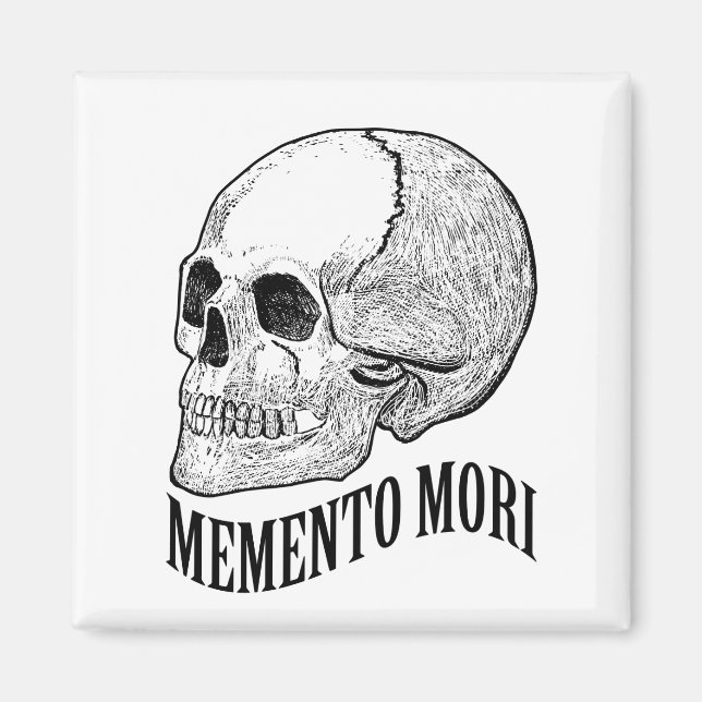 Memento mori magnet (Vorne)
