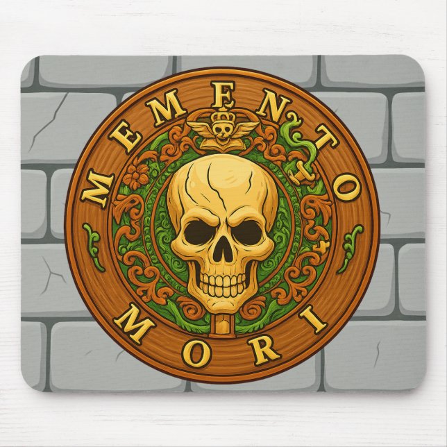 Memento Mori Mauspad von Phil Elmore (Vorne)