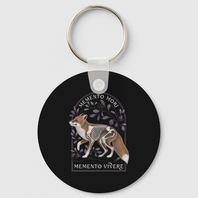 Memento Mori Memento Vivere _ Philosophie & amp; L Schlüsselanhänger (Vorderseite)