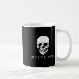 Memento Mori mit Schädel Kaffeetasse