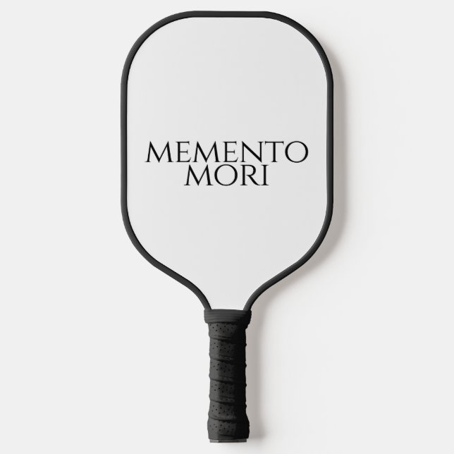 Memento Mori Pickleball Schläger (Vorderseite)
