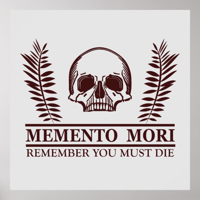 Memento mori poster (Vorne)