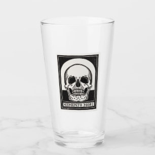 Memento Mori Skull Art Glas