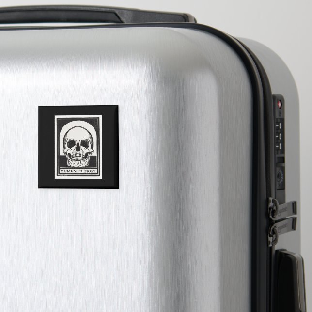 Memento Mori Skull Art Magnet (In Situ (Gepäck))