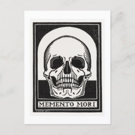 Memento Mori Skull Art Postkarte
