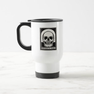 Memento Mori Skull Art Reisebecher