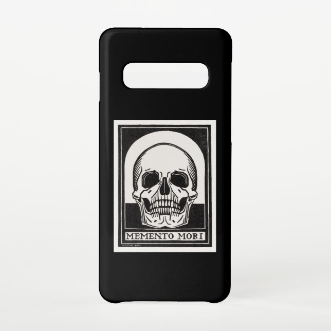 Memento Mori Skull Art Samsung Galaxy Hülle (Rückseite)