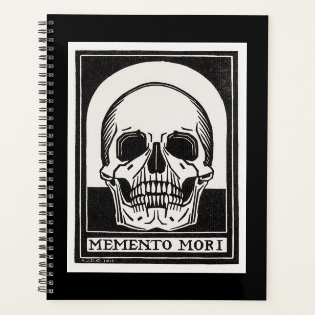 Memento Mori Skull Planer (Vorderseite)
