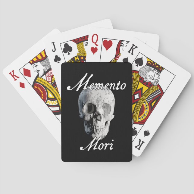 Memento Mori Spielkarten (Rückseite)