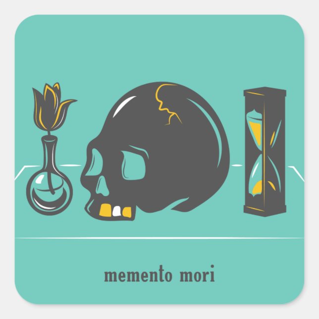 Memento Mori Stickers (Vorderseite)
