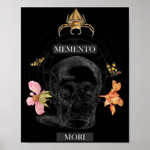 Memento Mori Stoicism Philosophie Philosoph Stoic Poster
