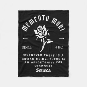 Memento Mori Stoicism Seneca Kindness Philosophie  Fleecedecke