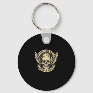 Memento Mori Tempus Fugit Latin Stoice Zitat Long Schlüsselanhänger