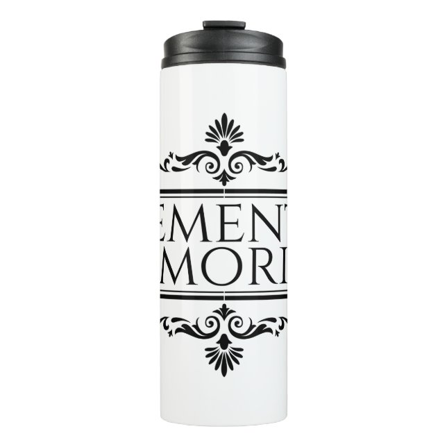 Memento Mori Thermosbecher (Vorderseite)