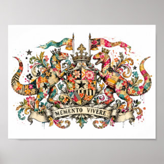 Memento Vivere, Erinnere dich daran zu leben, Dino Poster