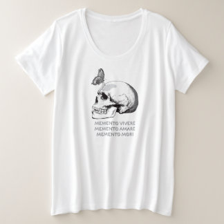 MEMENTO VIVERE • MEMENTO AMARE • MEMENTO MORI GROßE GRÖßE T-Shirt