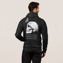 MEMENTO VIVERE • MEMENTO AMARE • MEMENTO MORI HOODIE