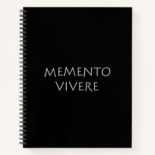 Memento vivere notizbuch