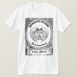 Memento Vivere   Vintage Engel Bond Kunst T-Shirt