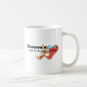 Memere hat Hitzewallungen Kaffeetasse