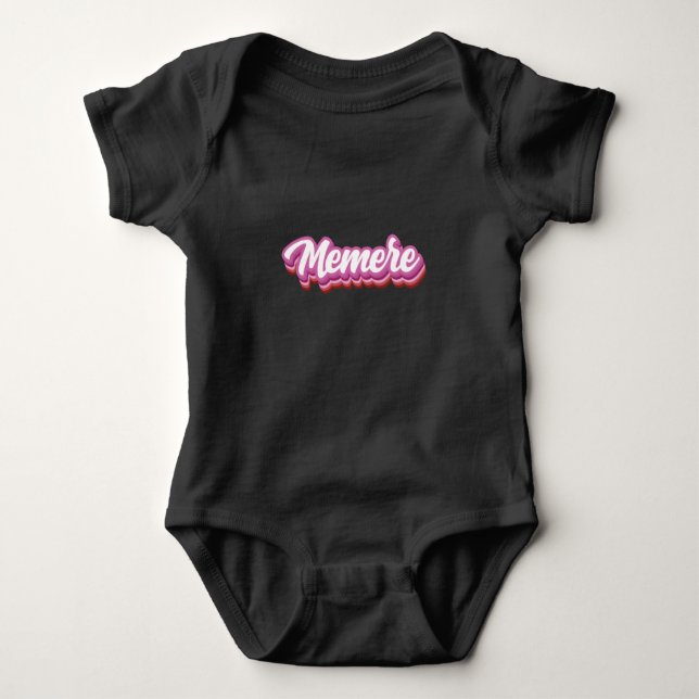 Memere Pride Flag Baby Strampler (Vorderseite)