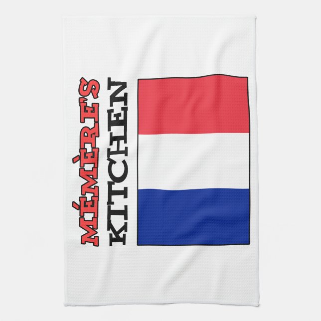 Memere's Kitchen Französisch Großmutter Geschirrtuch (Vertikal)
