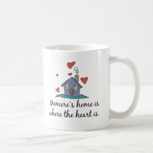 Memeres Zuhause ist, wo das Herz ist Kaffeetasse