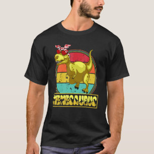 Memesaurus Rex Dinosaur Muttertagsfamilie 1 T-Shirt