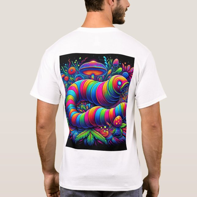 Memewurm T-Shirt (Rückseite)