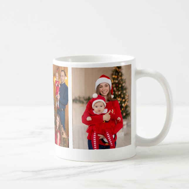 Mémoire de la famille de Noël Photo Mug (Droite)