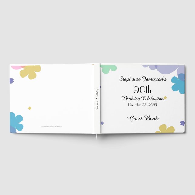 Mémoire / Livre d'invité 90e fête d'anniversaire (Complet)