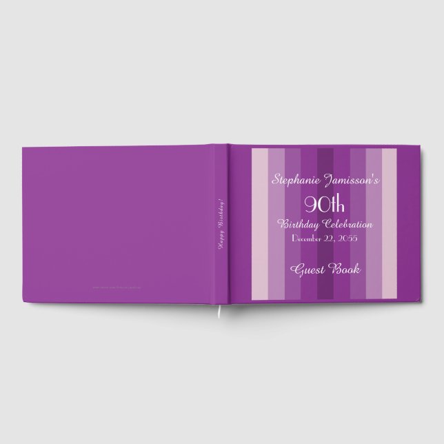 Mémoire personnalisée / Livre d'invité 90e fête d' (Complet)