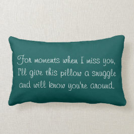 Mémoire "toujours avec moi" coussin