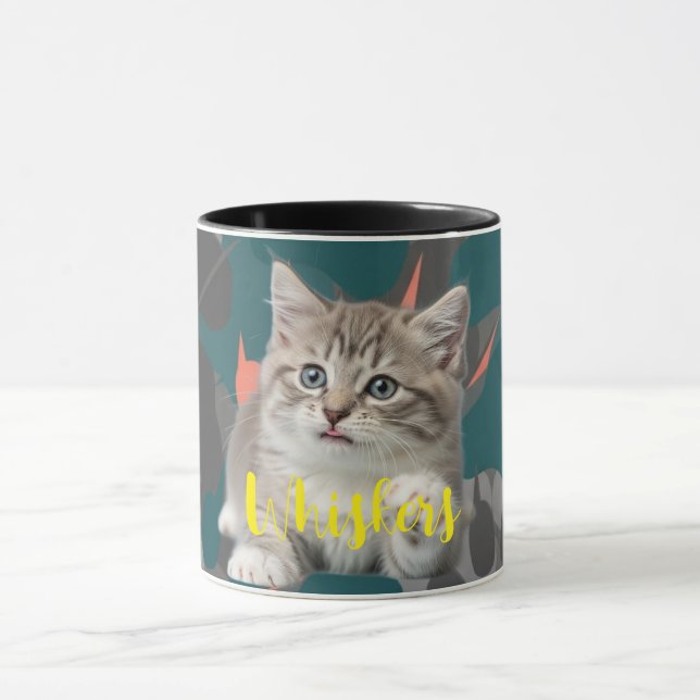 Mémoires mélodieuses : Mug photo de chat personnal (Centre)