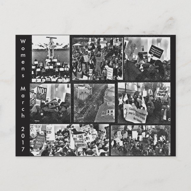 Memorabilia März für Frauen Postkarte (Vorderseite)