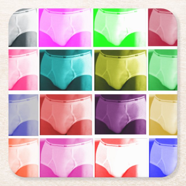 Memorandum-Untersetzer Rechteckiger Pappuntersetzer (Vorderseite)