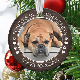 Memorandum zum Foto von Haustieren Ornament