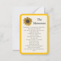 Memorare Notecard "I Prayed for You Today"