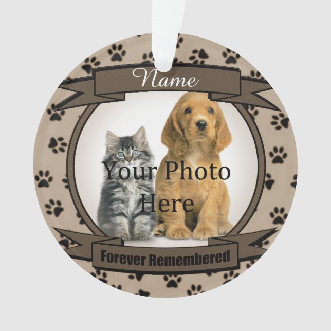 Mémorial Brown de chien ou de chat pour toujours s (devant)