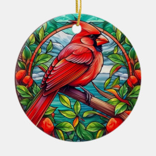 Mémorial cardinal Ornement de Noël personnalisé