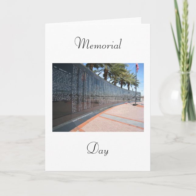memorial day feiertagskarte (Vorderseite)
